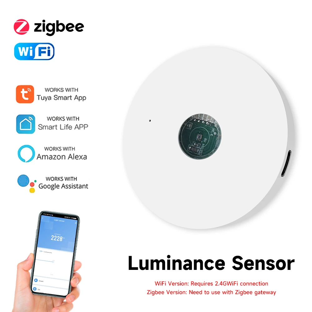 Tuya WiFi/ZigBee Light Sensor  - đánh giá và giá Home Automation Technology